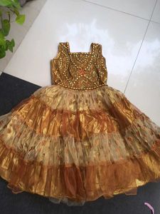 Golden Party Dress