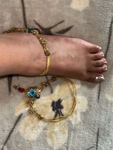 Peacock Style anklets