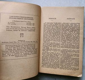 French English, English Frencch Dictionary two vol
