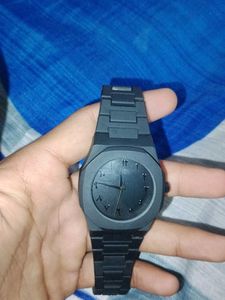 Sleek Black Wristwatch