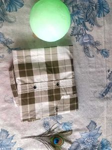 New H/M (Olive Green 🫒) Branded Check Shirt★👔★