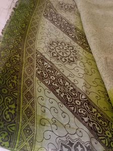 Elegant Green Printed Saree