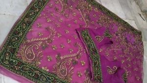 Full Work Saree With Blouse ✨