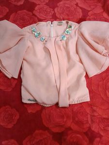 Adorable Pink Baby Top &amp; Leggings