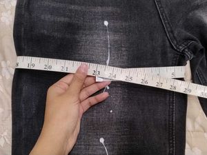 Painted Wide Leg Jeans