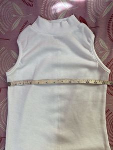 White Sleeveless Top