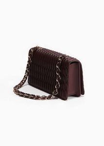 H&amp;M Burgundy Quilted Bag
