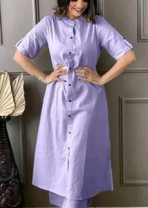 Lavender Kurta & Pant Set