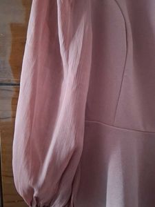 Peplum Long Sleeve Top