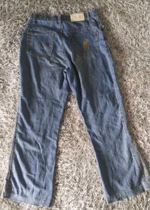 Embroidered Flare Jeans