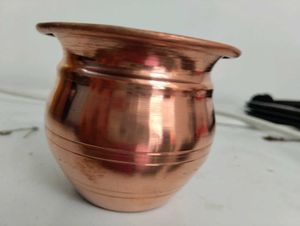 Copper Kalash  With Ganga Ja(l Pack Of 6 )