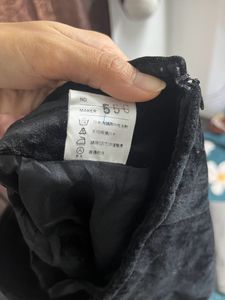 Black Velvet Shorts