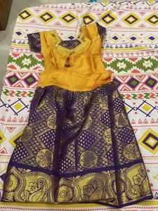 New Traditional Lehenga Mustard Purple