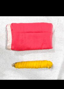 Duppata Pink & Yellow