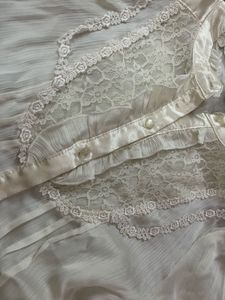 Pearl white blouse