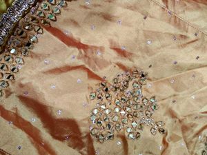 Embellished Yellow &amp; Orange Top