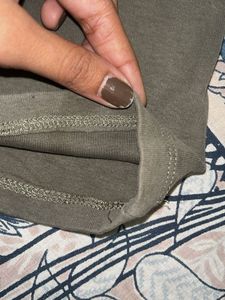 Olive Green Mini Skirt