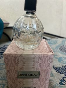 Jimmy Choo Empty Perfume Glass Bottle With Box