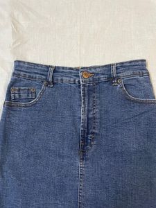 Denim Short Skirt