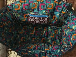 Black Quilted Tote Bag