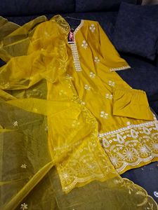 Elegant Embroidered Kurta Set