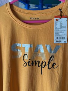 Orange Graphic Tee,price Negotiable,crop Top