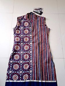 Pure Cotton Sleeveless Kurta