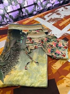 Floral Saree with Blouse