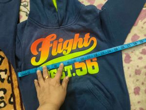 Cool Blue Hoodie for 4-7 years boy