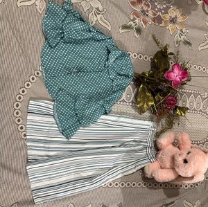 Shirt Plazzo Set Sea Green