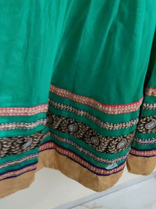 Long Anarkali Dress With Chudi Pant and Dupatta