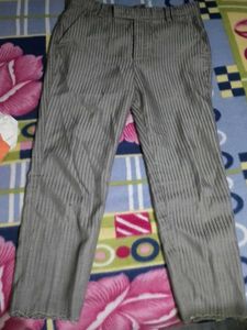Striped Women's Cropped Pants