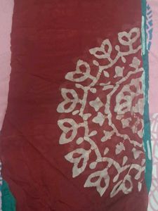 3 Pcs Cotton Dress Material With Chiffon Dupatta