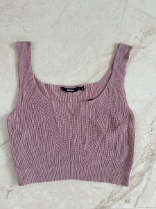 NUON Cropped Knit Tank