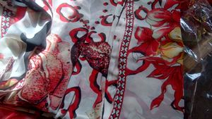 Elegant Floral Print Saree