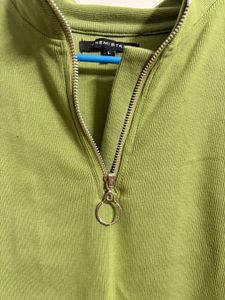 Chemistry Green Zip-Up Jacket