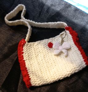 Hand Crochet Ruffle bag 🎀🌷