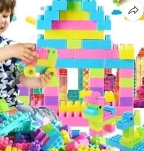 LikeNew 🎁Colourful Blocks For Kids Any Age Group