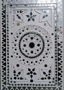 Handmade Wall Decor Lippan Art Panel (Rectangular)