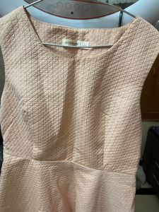 Imported Fabric Peach Dress