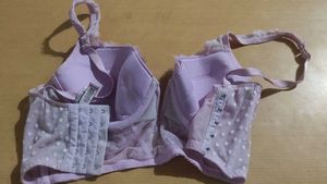 Lilac Polka Dot Bra