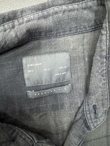 Zara Washed Distressed Shirt