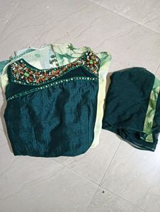 Party Wear sleeveless Anarkali, Kurta Set Or Gown
