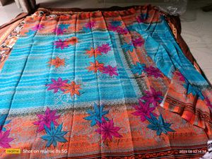 Floral Print Saree