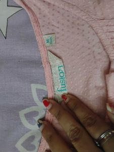 Baby Pink Kurti