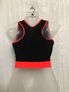 Nike Black And Red Gym Wear Top