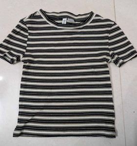 Striped H&M Tee