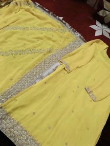 Yellow Embroidered Kurta Set