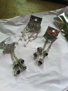 New Oxidised Earrings 3combo Set