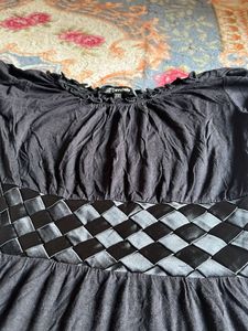 Black A-line Dress